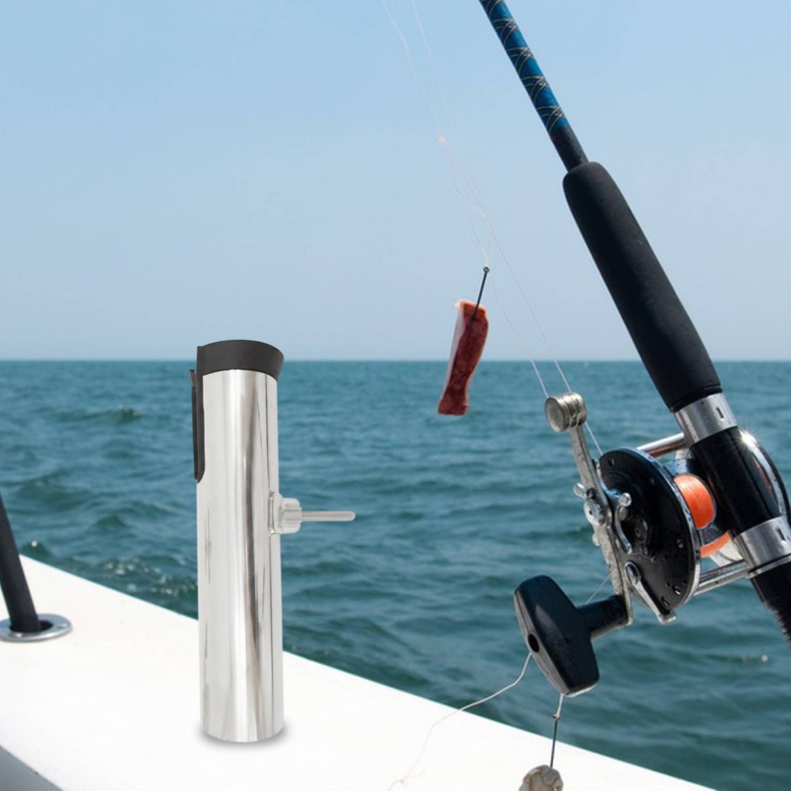Adjustable Rail Mount Rod Hold - đánh giá và giá Fishing Rod Boat